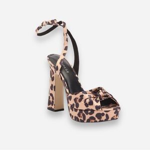 🌸New🌸 Rampage Platform Dress Heel Size 8.5 Leopard NIB